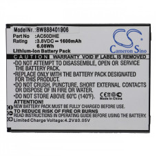 Bateria do Archos 50d Helium, 1600 mAh