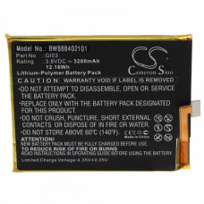 Bateria do Gigaset GS53 / Me Pure, 3200 mAh