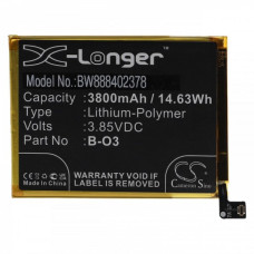 Bateria do Vivo S7E (2020) / Y73S (2020), B-03, 3800 mAh