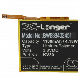 Bateria do Motoroli RAZR 2019 / XT2000, 1100 mAh Bateria do Motoroli RAZR 2019 / XT2000, 1100 mAh