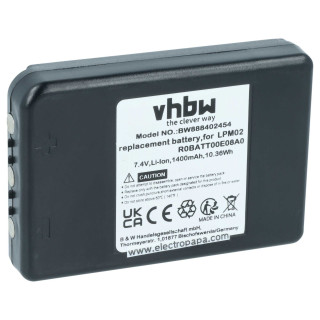 Bateria do Autec AJM / DJS / FJM, LPM02, 1400 mAh