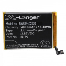 Bateria do Vivo S7E / Y51A / Y73S, B-P7, 4000 mAh