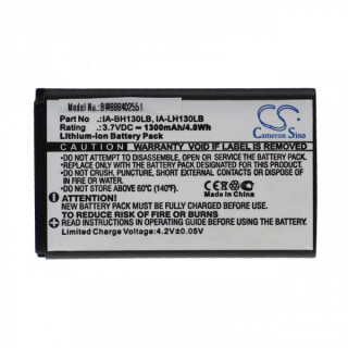 Bateria IA-BH130LB do Samsunga SMX-C10 / SMX-K45 / SMX-K400, 1300 mAh