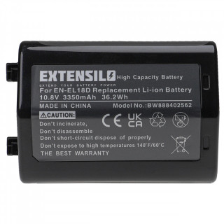 Bateria EN-EL18D do Nikona D6 / Z9, 3350 mAh