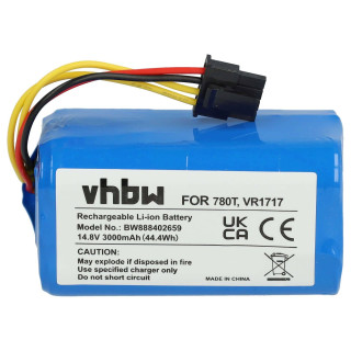 Bateria do Proscenic 780T / 790T / Vileda VR302, bez mieszkania, 3000 mAh