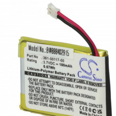 Bateria do Garmin Approach S10 / S20 / X40, 180 mAh Bateria do Garmin Approach S10 / S20 / X40, 180 mAh