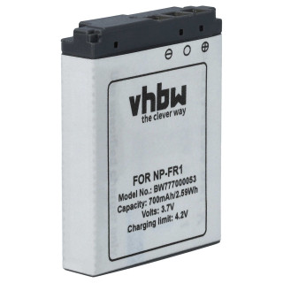 Bateria NP-FR1 do Sony Cybershot DSC-G1 / DSC-P200 / DSC-V3, 700 mAh Bateria NP-FR1 do Sony Cybershot DSC-G1 / DSC-P200 / DSC-V3, 700 mAh
