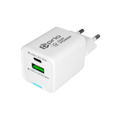 Ładowarka/adapter USB-A/USB-C, GaN, PD, 20 W