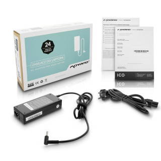 Ładowarka do laptopów HP / Compaq, 90W / 19,5V / 4,62A / 4,5mm x 3,0mm