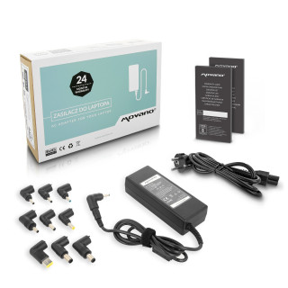 Ładowarka do laptopa, uniwersalna, 90W / 15-20V