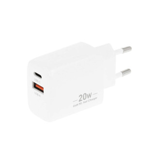Ładowarka/adapter USB-A/USB-C, GaN, PD, 20 W Ładowarka/adapter USB-A/USB-C, GaN, PD, 20 W
