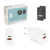 Ładowarka/adapter USB-A/USB-C, GaN, PD, 20 W Ładowarka/adapter USB-A/USB-C, GaN, PD, 20 W