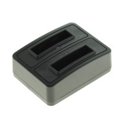 Ładowarka akumulatorów do Actionpro X7 / ISAW A1 / A2 Ace / A3 / Extreme, podwójna, MicroUSB