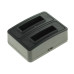 Ładowarka akumulatorów do Actionpro X7 / ISAW A1 / A2 Ace / A3 / Extreme, podwójna, MicroUSB
