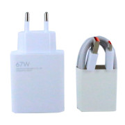 Oryginalna ładowarka do telefonu Xiaomi MDY-12-EH z kablem USB-C, 67W Oryginalna ładowarka do telefonu Xiaomi MDY-12-EH z kablem USB-C, 67W