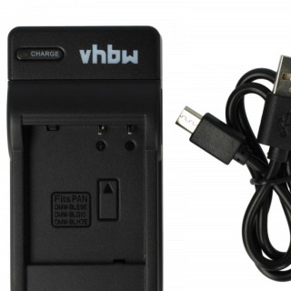 Ładowarka akumulatorów do Panasonic DMW-BLG10 / DMW-BLE9 / DMW-BLH7, MicroUSB