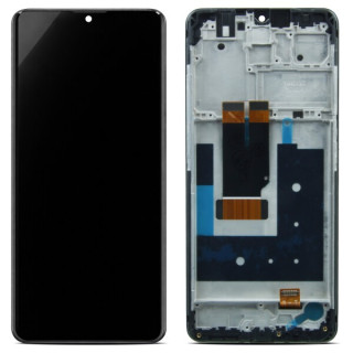 Szkło i ekran LCD do Nokia 2.4, Oryginał (OEM), Czarny Szkło i ekran LCD do Nokia 2.4, Oryginał (OEM), Czarny