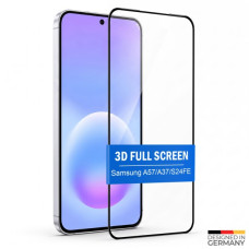 Hartowane szkło ochronne na Samsung Galaxy S24 FE / A57 / A37, Full Cover 3D, czarny Hartowane szkło ochronne na Samsung Galaxy S24 FE / A57 / A37, Full Cover 3D, czarny