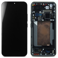 Szkło i ekran LCD do Xiaomi 15, oryginalny (OEM), czarny