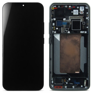 Szkło i ekran LCD do Xiaomi 15, oryginalny (OEM), czarny