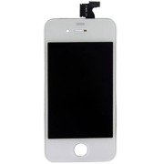 Szkło i ekran LCD do Apple iPhone 4, białe