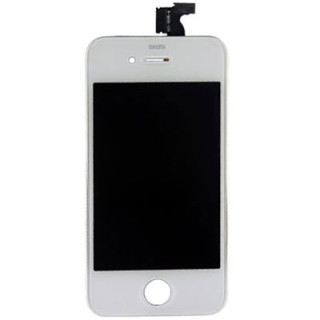 Szkło i ekran LCD do Apple iPhone 4, białe