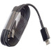 Kabel do transmisji danych Samsung EP-DW700CBE z USB-A na USB-C, czarny, 1,5 m