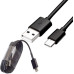 Kabel do transmisji danych Samsung EP-DW700CBE z USB-A na USB-C, czarny, 1,5 m