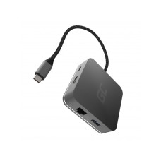Adapter wieloportowy 6w1 z USB-C na USB-C, 3xUSB-A, HDMI, Ethernet