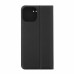 Etui z klapką Apple iPhone 13 Mini ze sztucznej skóry, czerwono-czarne