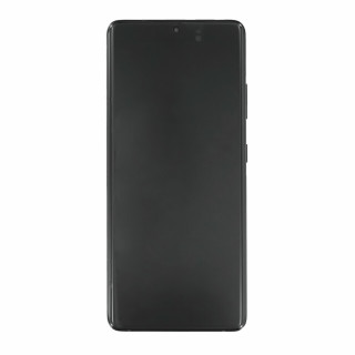 Szkło i ekran LCD do Samsunga Galaxy S21 Ultra 5G / SM-G998, oryginalny, czarny