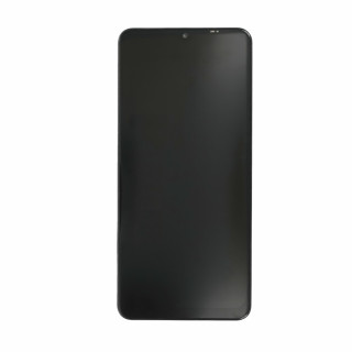 Szkło i ekran LCD do Samsunga Galaxy A12 / SM-A125, Oryginał (OEM), Czarny