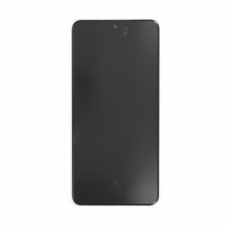Szkło i ekran LCD do Samsunga Galaxy S21 FE 5G / SM-G990, oryginalny, białe