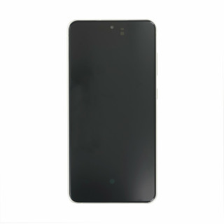 Szkło i ekran LCD do Samsunga Galaxy S21 FE 5G / SM-G990, oryginalny, oliwkowy