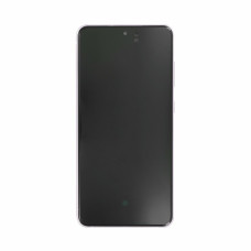 Szkło i ekran LCD do Samsunga Galaxy S21 FE 5G / SM-G990, oryginalny, fioletowe