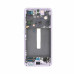Szkło i ekran LCD do Samsunga Galaxy S21 FE 5G / SM-G990, oryginalny, fioletowe