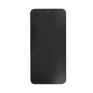 Szkło i ekran LCD do Samsunga Galaxy S22 5G / SM-G901, oryginalny, białe