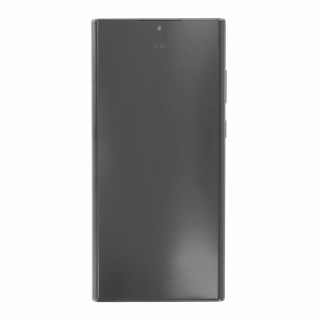 Szkło i ekran LCD do Samsunga Galaxy S22 Ultra / SM-G908, oryginalny, czarny