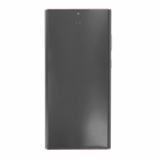 Szkło i ekran LCD do Samsunga Galaxy S22 Ultra / SM-G908, oryginalny, fioletowe