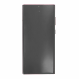Szkło i ekran LCD do Samsunga Galaxy S22 Ultra / SM-G908, oryginalny, fioletowe