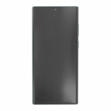 Szkło i ekran LCD do Samsunga Galaxy S22 Ultra / SM-G908, oryginalny, zielone