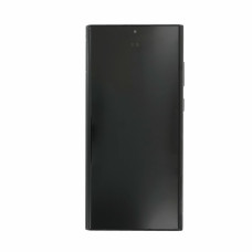 Szkło i ekran LCD do Samsunga Galaxy S22 Ultra / SM-G908, oryginalny, szare, czerwone, niebieskie