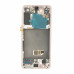 Szkło i ekran LCD do Samsunga Galaxy S21 5G / SM-G991, oryginalny, fioletowe