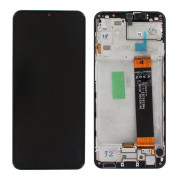 Szkło i ekran LCD do Samsunga Galaxy A23 / SM-A235, oryginalny, czarny