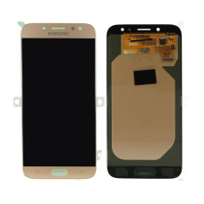 Szkło i ekran LCD do Samsunga Galaxy J7 (2017) / SM-J730, Oryginał (OEM), Złoty
