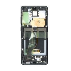 Szkło i ekran LCD do Samsunga Galaxy S20 Plus / S20 Plus 5G / SM-G985 / SM-G986, oryginalny, czarny