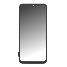 Szkło i ekran LCD do Samsunga Galaxy A41 / SM-A415, Oryginał (OEM), Czarny