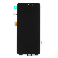 Szkło i ekran LCD do Samsunga Galaxy S21 Ultra 5G / SM-G998, oryginalny, bez ramki