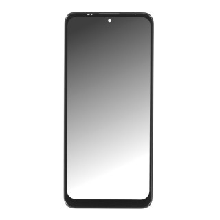 Szkło i ekran LCD do Motoroli Moto E30, oryginalny (OEM), czarny