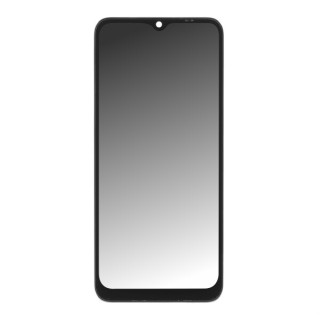 Szkło i ekran LCD do Motoroli Moto E13, oryginalny (OEM), czarny